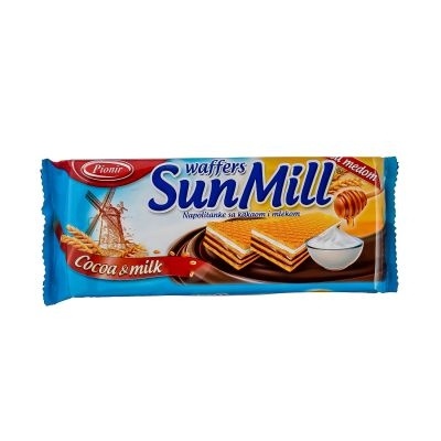 Napolitanka PIONIR Sunmill kakao i mleko 160g