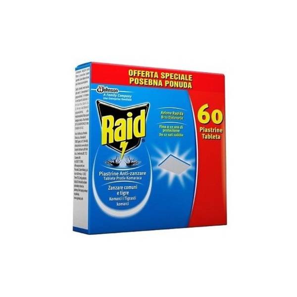 RAID tablete protiv komaraca 60kom