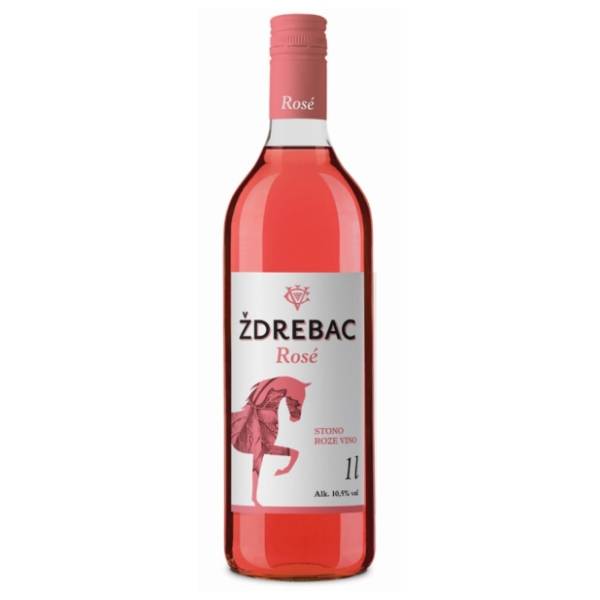 Roze vino ČOKA Ždrebac Rose 1l