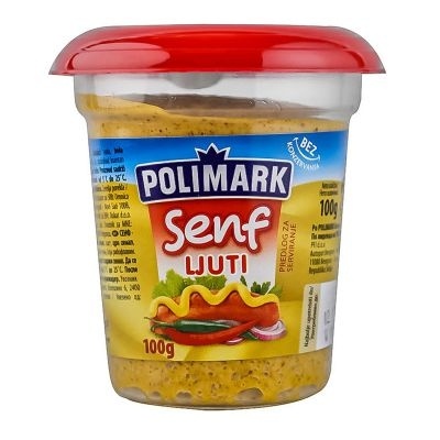 Senf POLIMARK ljuti časa 100g
