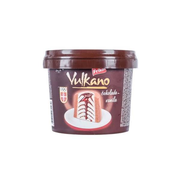 Sladoled Vulkano vanila & čokolada 500ml