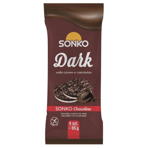 SONKO pirinčane galete tamna čokolada 65g