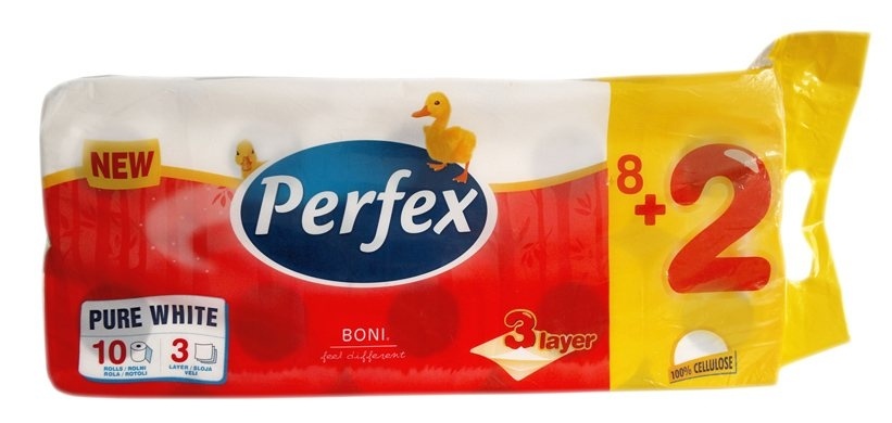 Toalet papir PERFEX 3sloja 10kom
