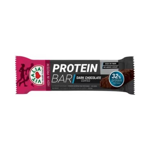 VITALIA proteinska čokoladica crna čokolada 60g