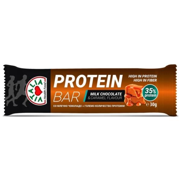 VITALIA proteinska čokoladica mlečna čokolda i karamela 30g