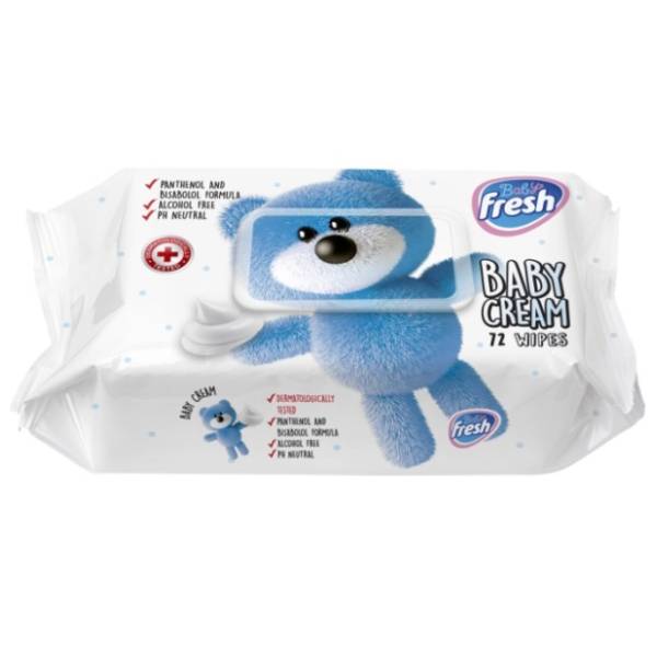 Vlažne maramice FRESH creme 72kom