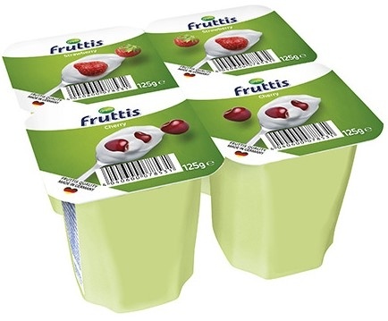 Voćni jogurt FRUTTIS jagoda trešnja 125g