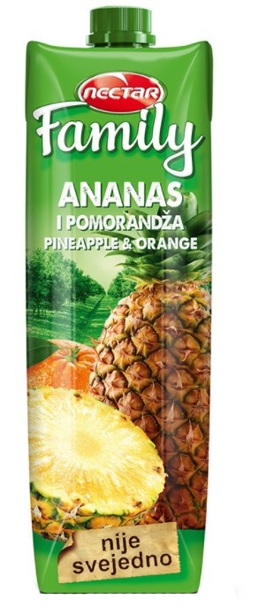 Voćni sok NECTAR Family ananas 1l