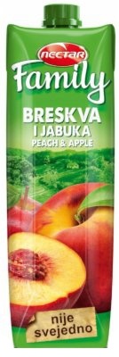 Voćni sok NECTAR Family breskva 1l