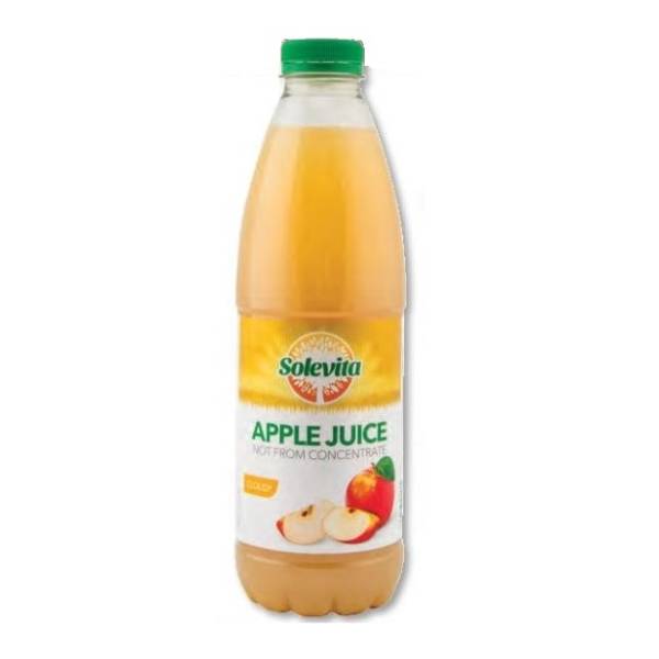 Voćni sok SOLEVITA jabuka mutni 1l