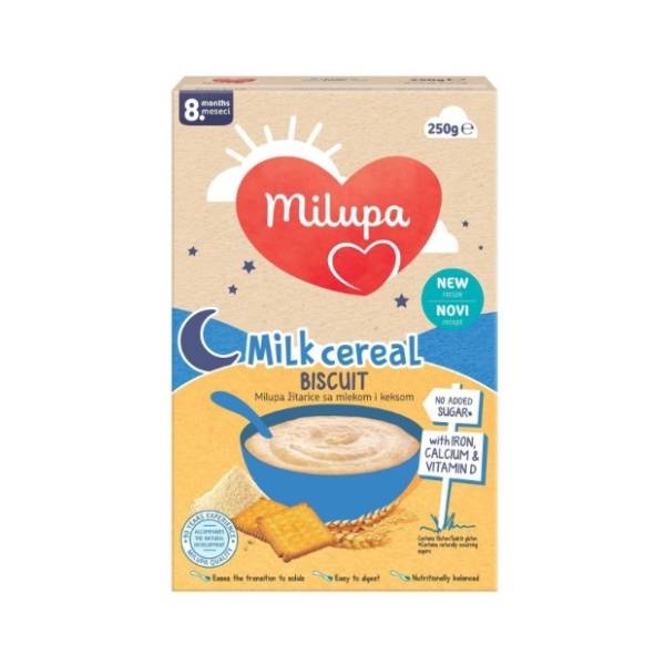 Zamensko mleko MILUPA keks 250g