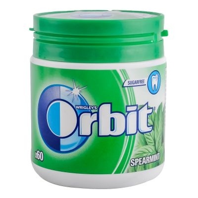 Žvake ORBIT Spearmint bočica 84g